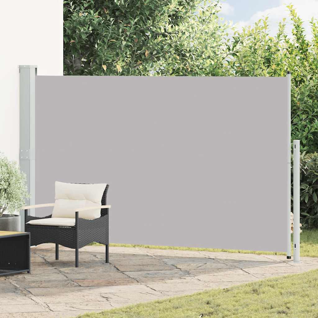 Blue Retractable Garden Side Awning 100x300 cm