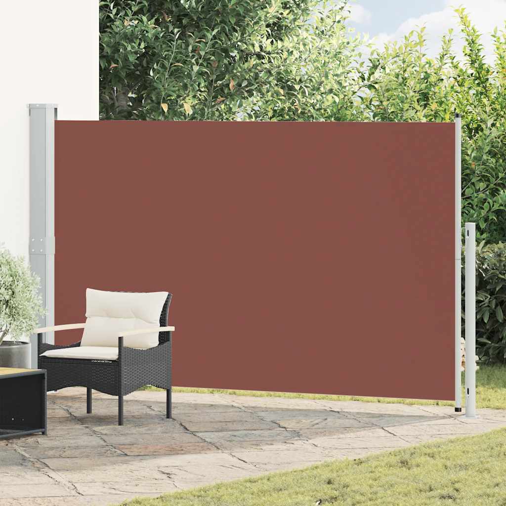 Blue Retractable Garden Side Awning 100x300 cm