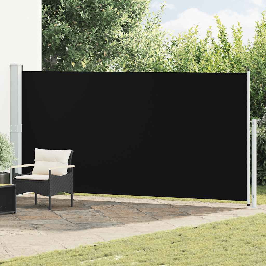Blue Retractable Garden Side Awning 100x300 cm