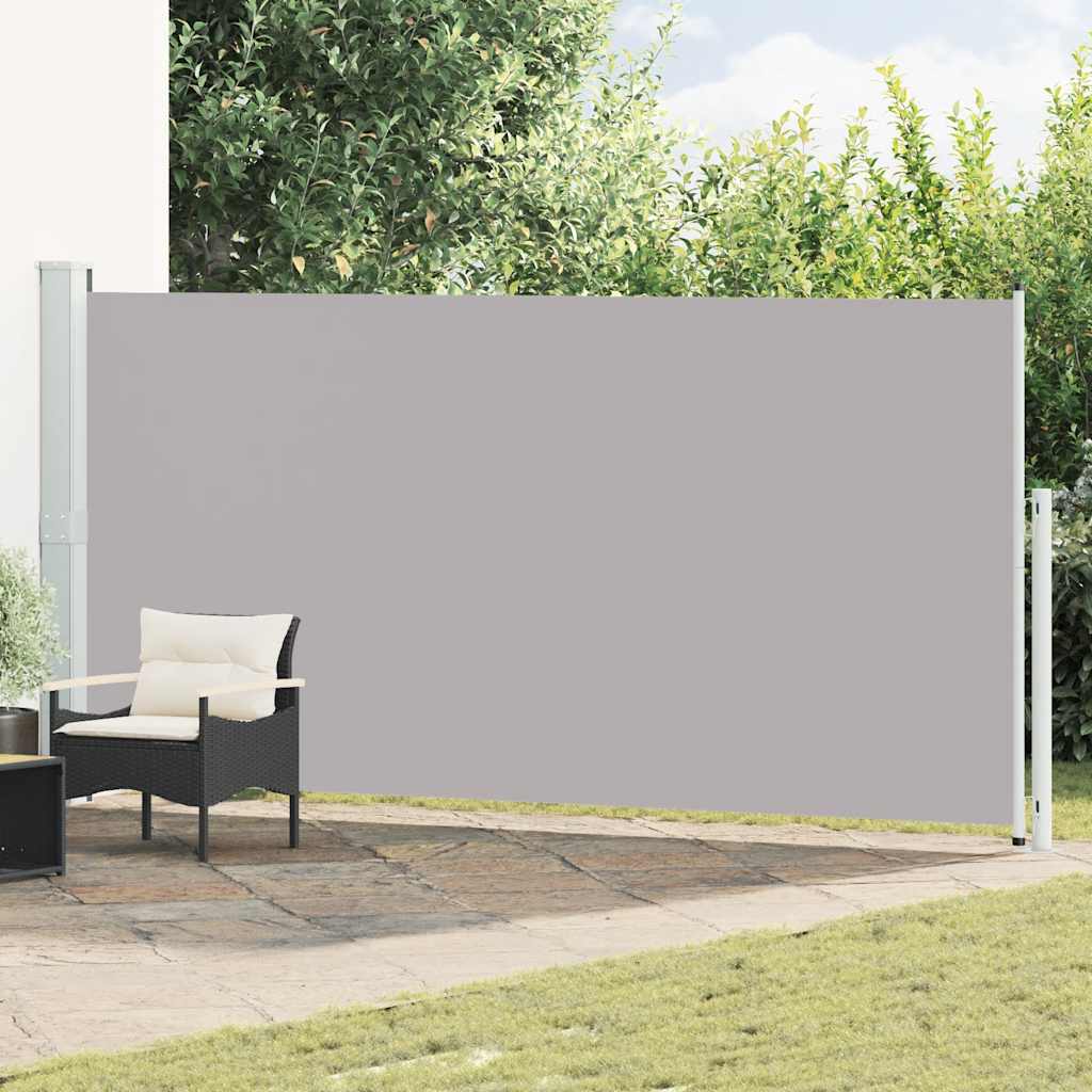 Blue Retractable Garden Side Awning 100x300 cm