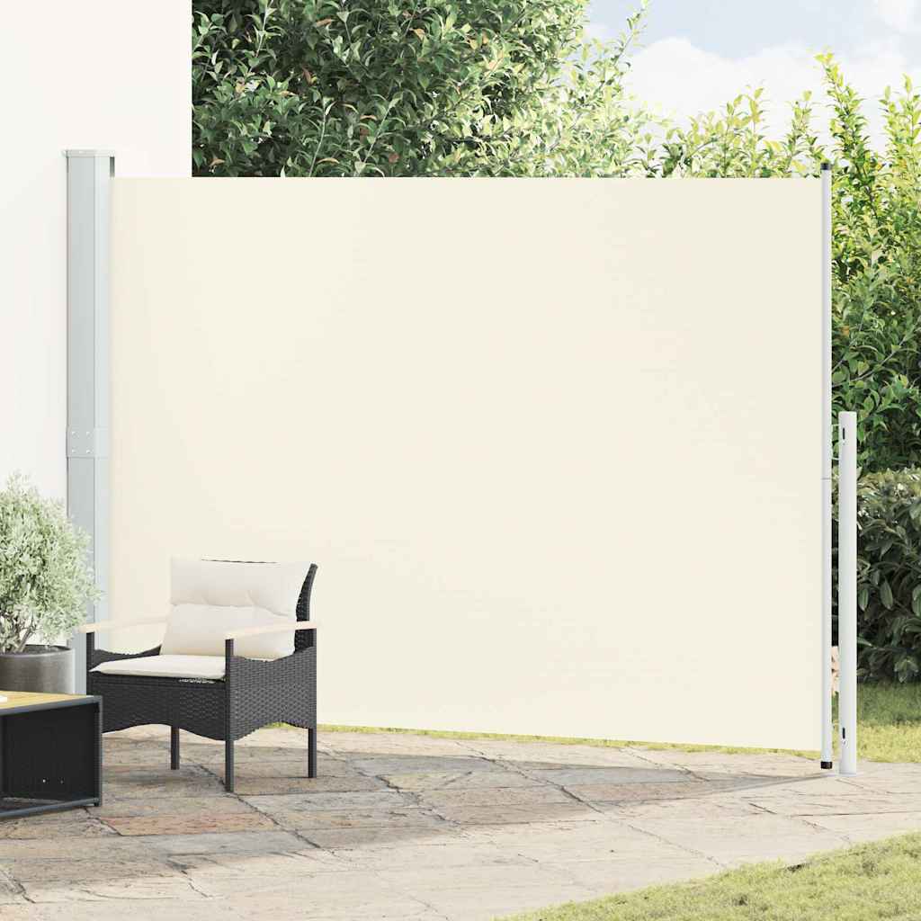 Blue Retractable Garden Side Awning 100x300 cm