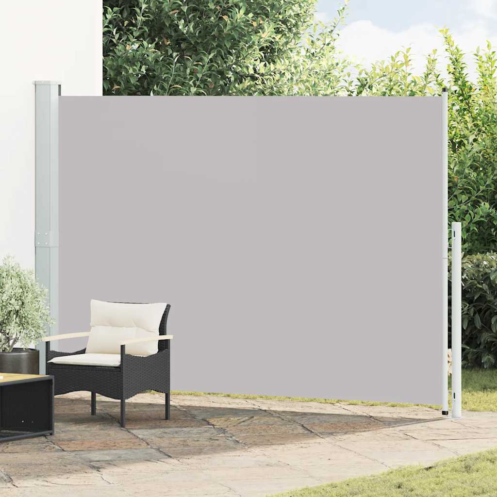 Blue Retractable Garden Side Awning 100x300 cm