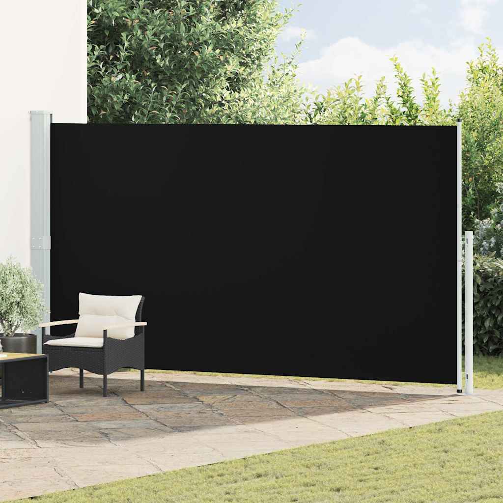 Blue Retractable Garden Side Awning 100x300 cm