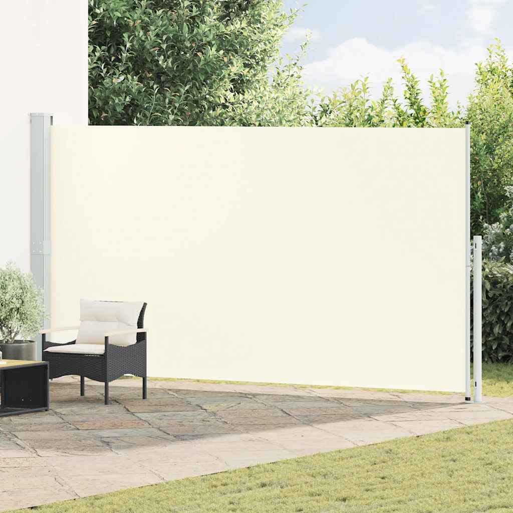 Blue Retractable Garden Side Awning 100x300 cm