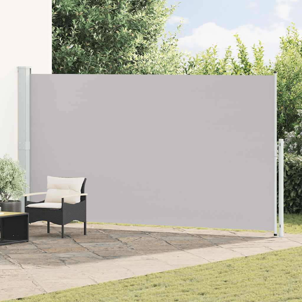 Blue Retractable Garden Side Awning 100x300 cm