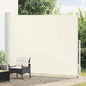 Toldo lateral retráctil de jardín azul 100x300 cm