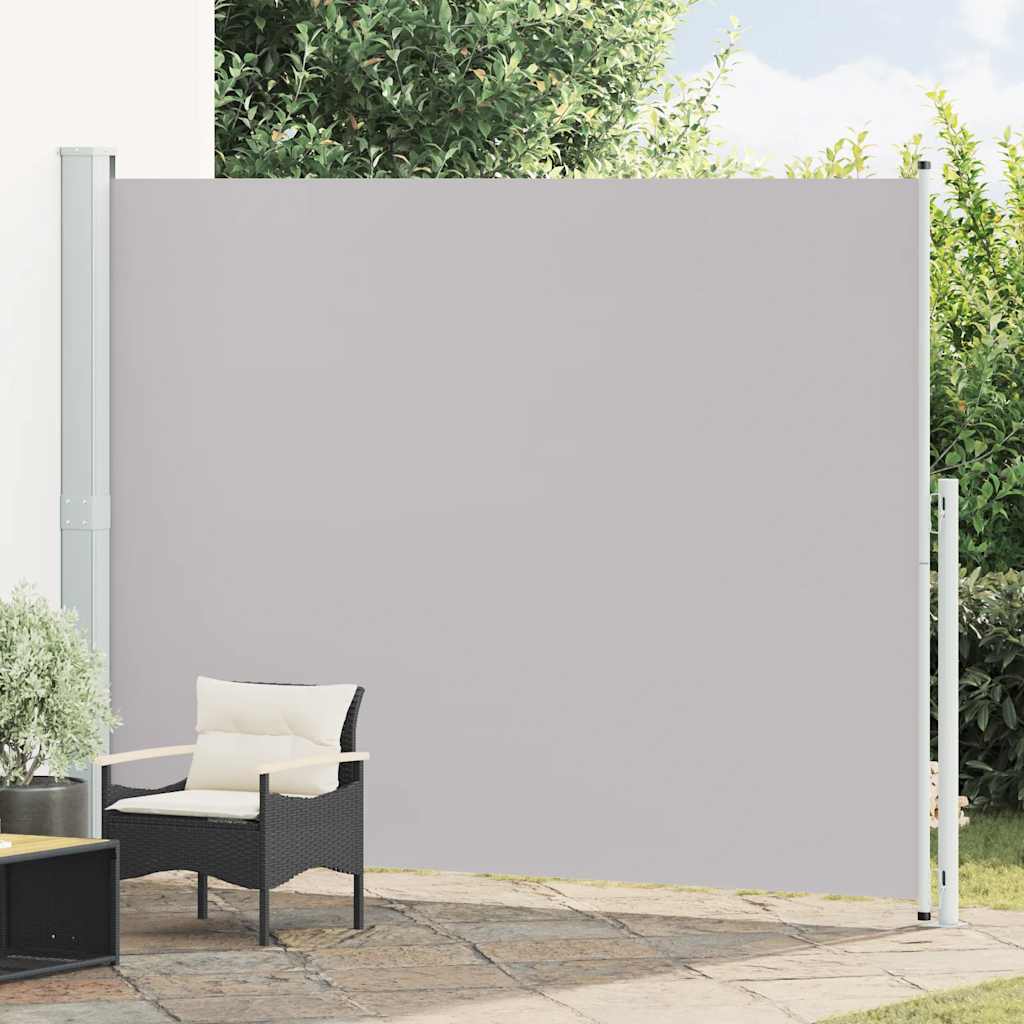 Blue Retractable Garden Side Awning 100x300 cm
