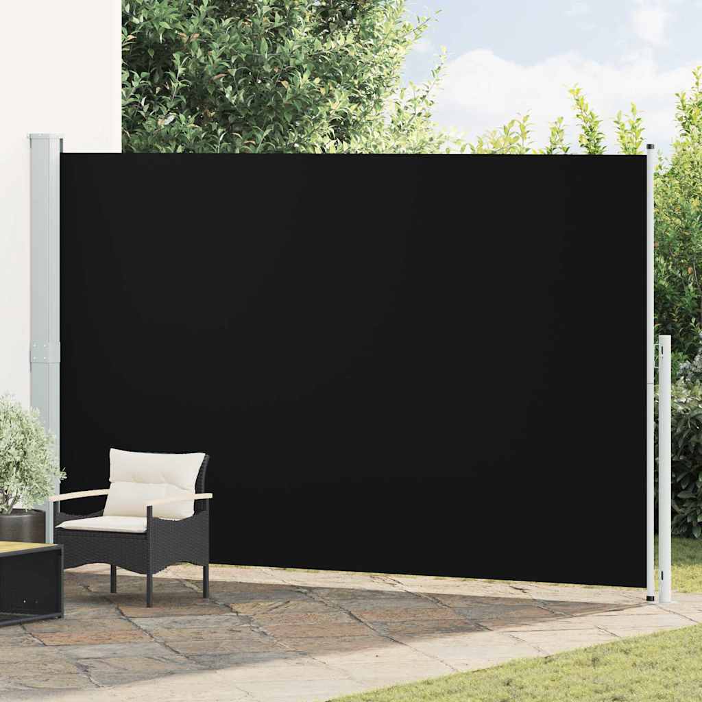 Blue Retractable Garden Side Awning 100x300 cm