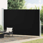 Toldo lateral retráctil de jardín azul 100x300 cm