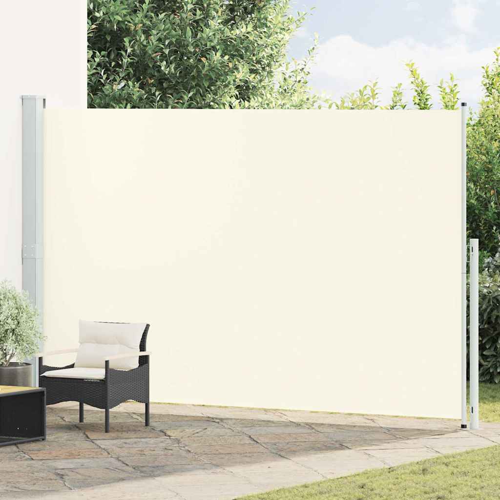 Blue Retractable Garden Side Awning 100x300 cm