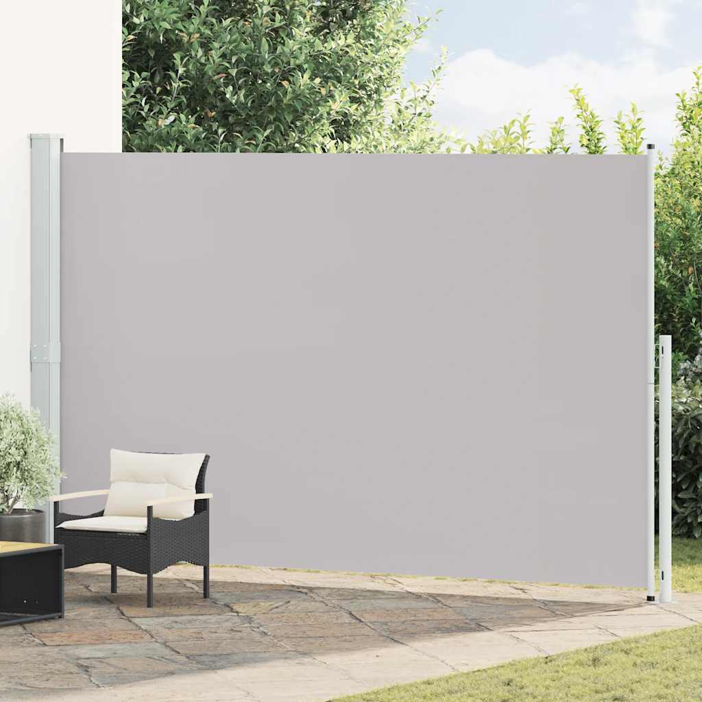 Blue Retractable Garden Side Awning 100x300 cm