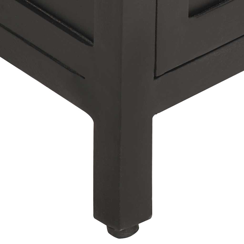 Aparador de madera maciza de mango rugosa 60x35x78 cm