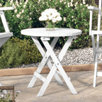 Mesa de jardín madera maciza de acacia 110x110x75 cm