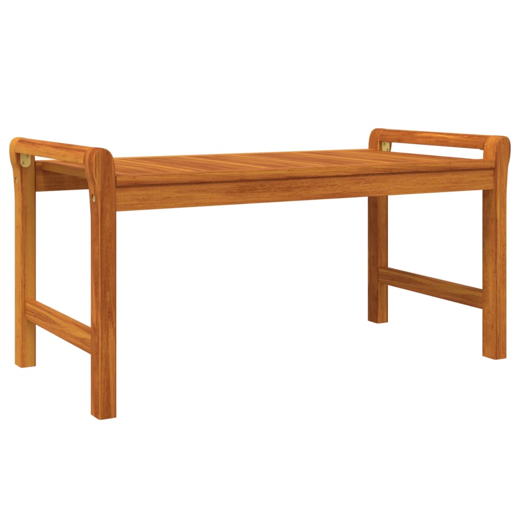 Muebles de jardín 2 pzas con cojines blanco crema madera maciza
