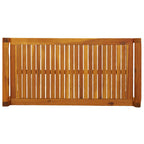 Muebles de jardín 2 pzas con cojines blanco crema madera maciza
