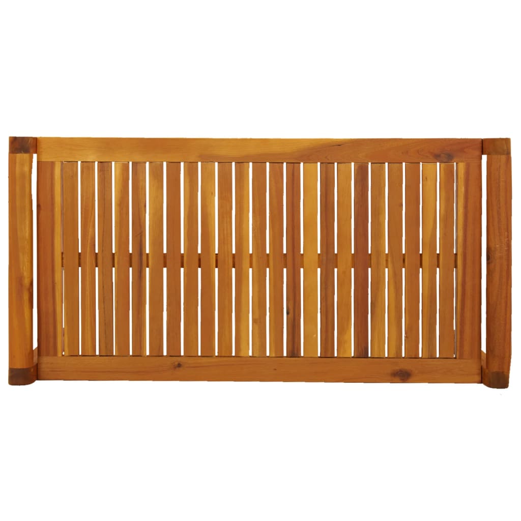 Muebles de jardín 2 pzas con cojines blanco crema madera maciza