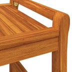 Muebles de jardín 2 pzas con cojines blanco crema madera maciza