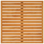 Mesa de jardín madera maciza de acacia 68,5x68,5x24 cm