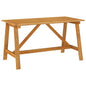 Mesa de comedor de jardín madera maciza acacia gris 88x88x74 cm