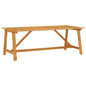 Mesa de comedor de jardín madera maciza acacia gris 88x88x74 cm