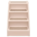 Escalera plegable para perros crema 62x40x49,5 cm