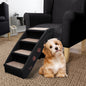 Escada dobrável para cães castanha 62x40x49,5 cm
