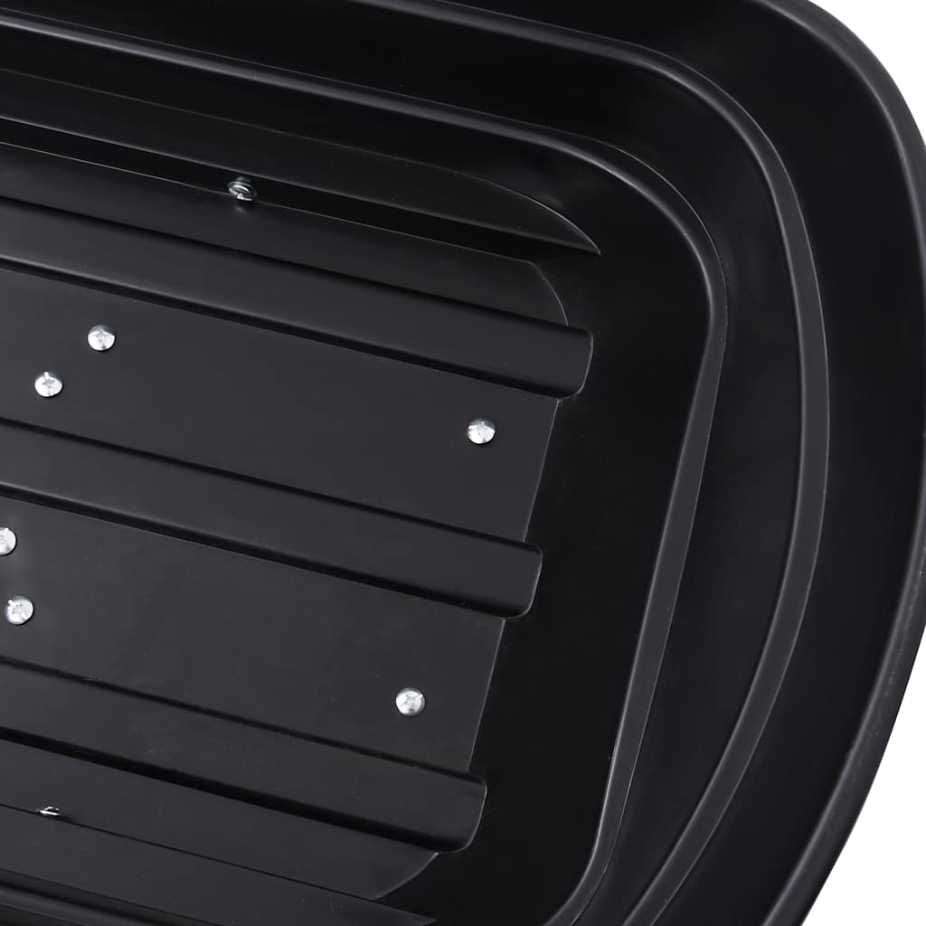 Tilting Garden Trolley 300 kg 75 L Black
