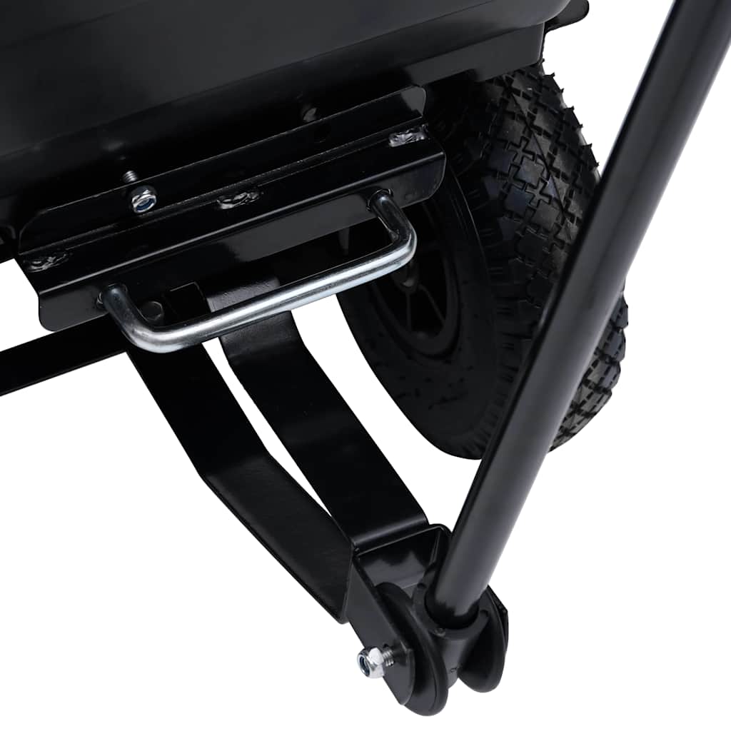 Tilting Garden Trolley 300 kg 75 L Black