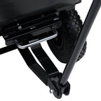 Tilting Garden Trolley 300 kg 75 L Black