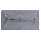 Revestimiento de carrito de jardín tela gris oscuro 81x41x21 cm