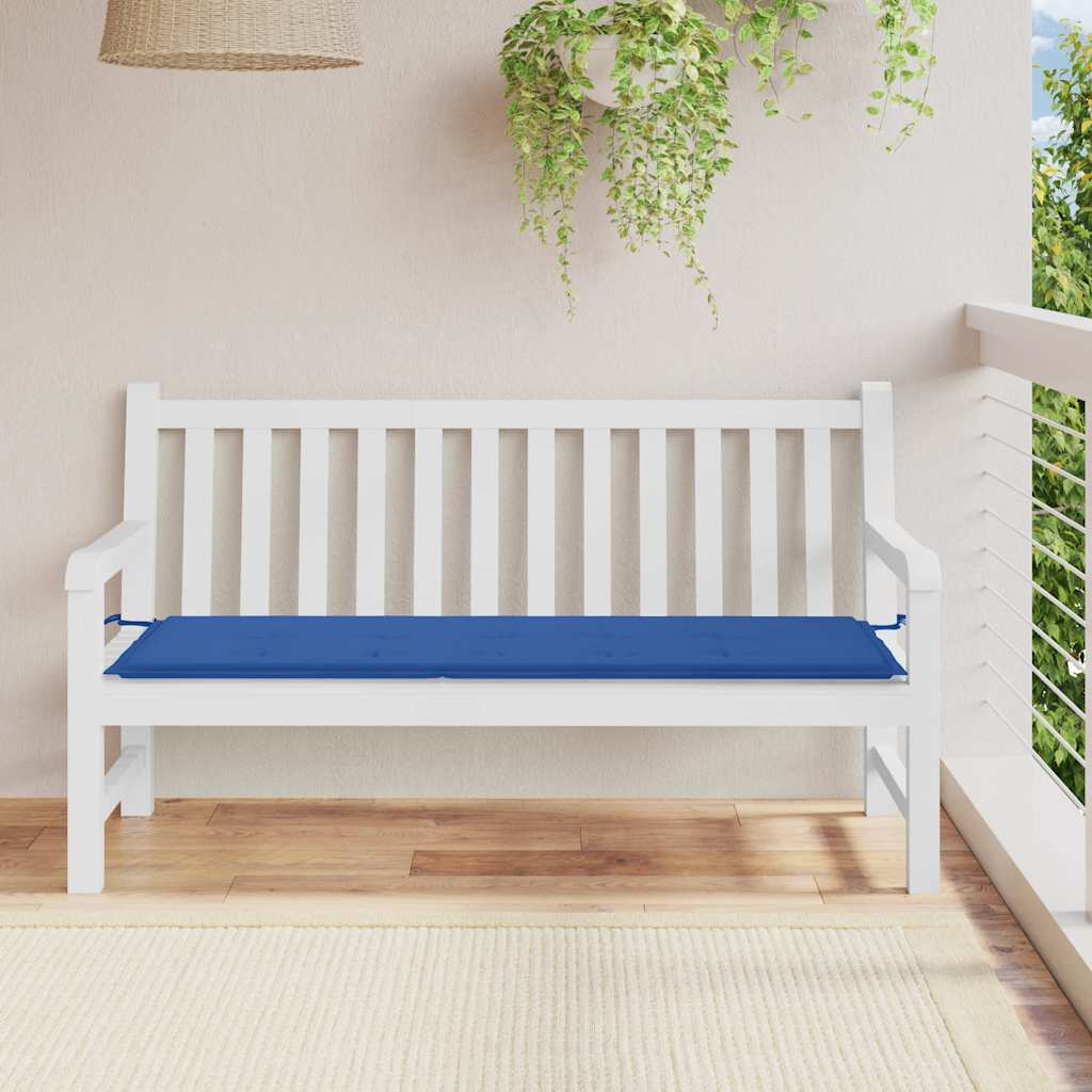 Cojín banco de jardín tela Oxford estampado hojas 100x50x3 cm