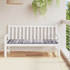 Cojín banco de jardín tela Oxford estampado hojas 100x50x3 cm