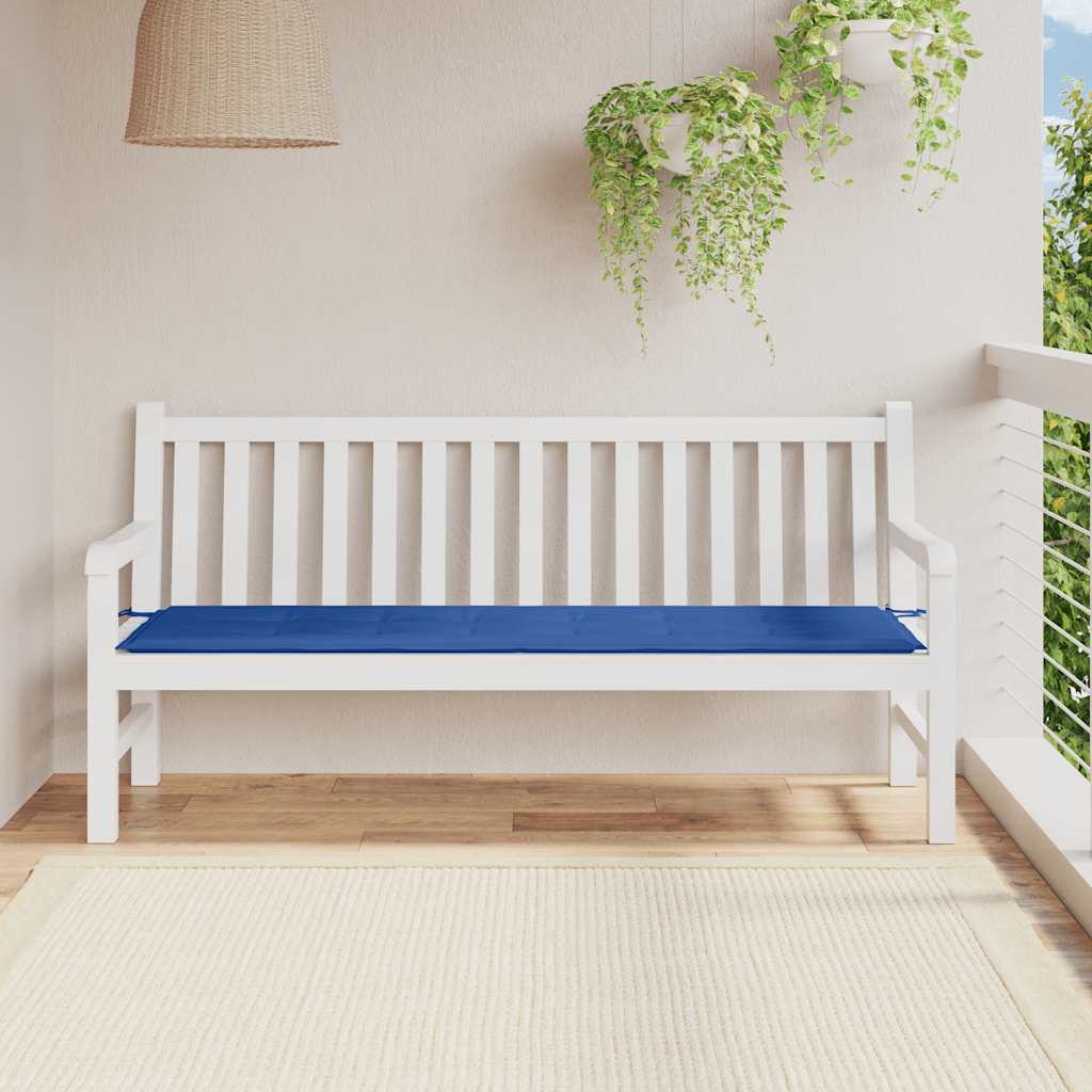 Cojín banco de jardín tela Oxford estampado hojas 100x50x3 cm