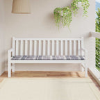 Cojín banco de jardín tela Oxford estampado hojas 100x50x3 cm