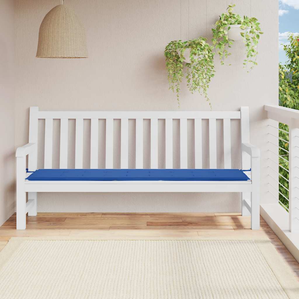 Cojín banco de jardín tela Oxford estampado hojas 100x50x3 cm