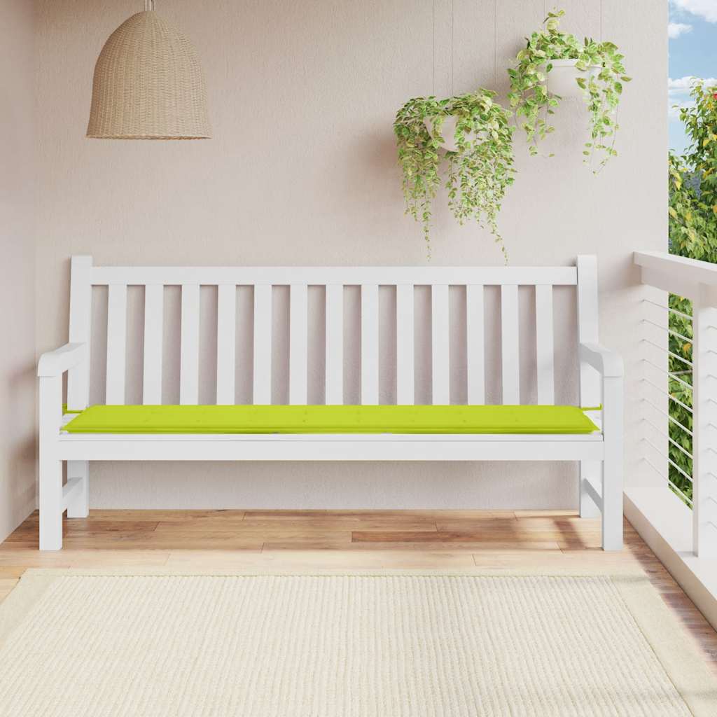 Cojín banco de jardín tela Oxford estampado hojas 100x50x3 cm
