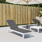 Blue sun lounger cushion (75+105)x50x4 cm