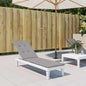 Blue sun lounger cushion (75+105)x50x4 cm