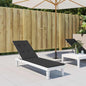 Blue sun lounger cushion (75+105)x50x4 cm
