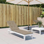 Blue sun lounger cushion (75+105)x50x4 cm