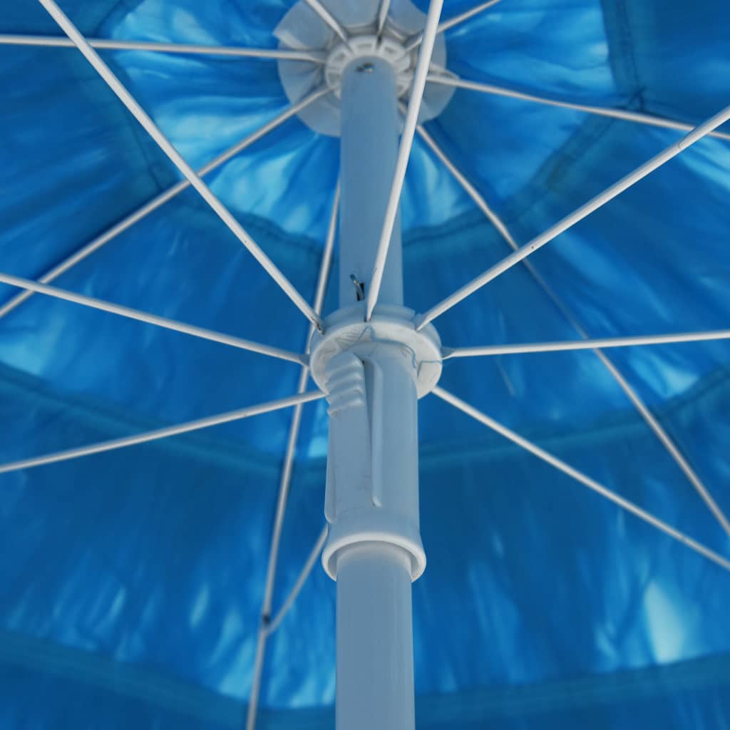 Sombrilla de playa Hawaii azul 180 cm