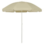 Sombrilla de playa amarillo arena 240 cm