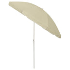 Sombrilla de playa amarillo arena 240 cm