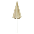 Sombrilla de playa amarillo arena 240 cm