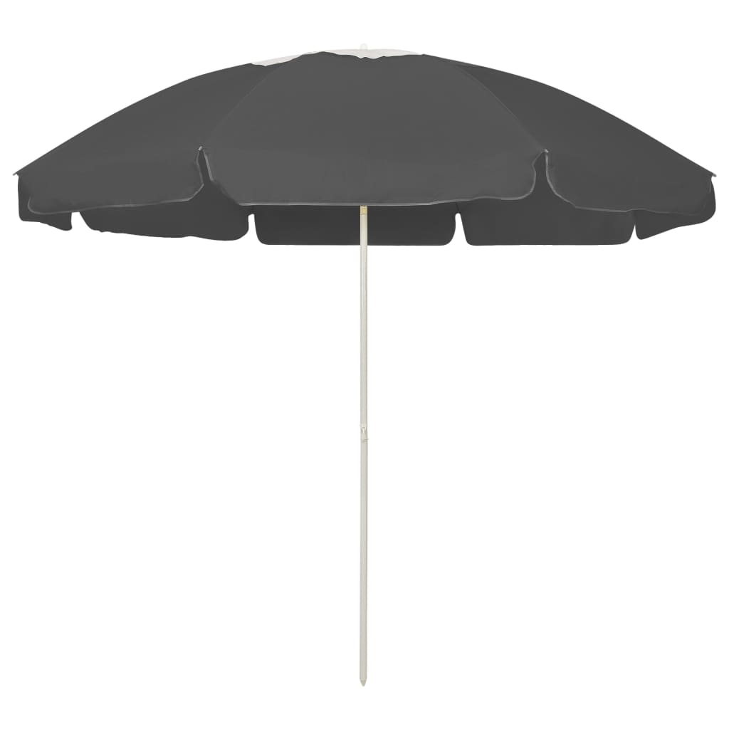 Beach umbrella sand yellow 180x120 cm