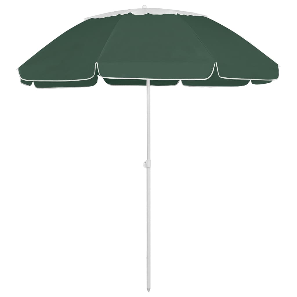 Beach umbrella sand yellow 180x120 cm