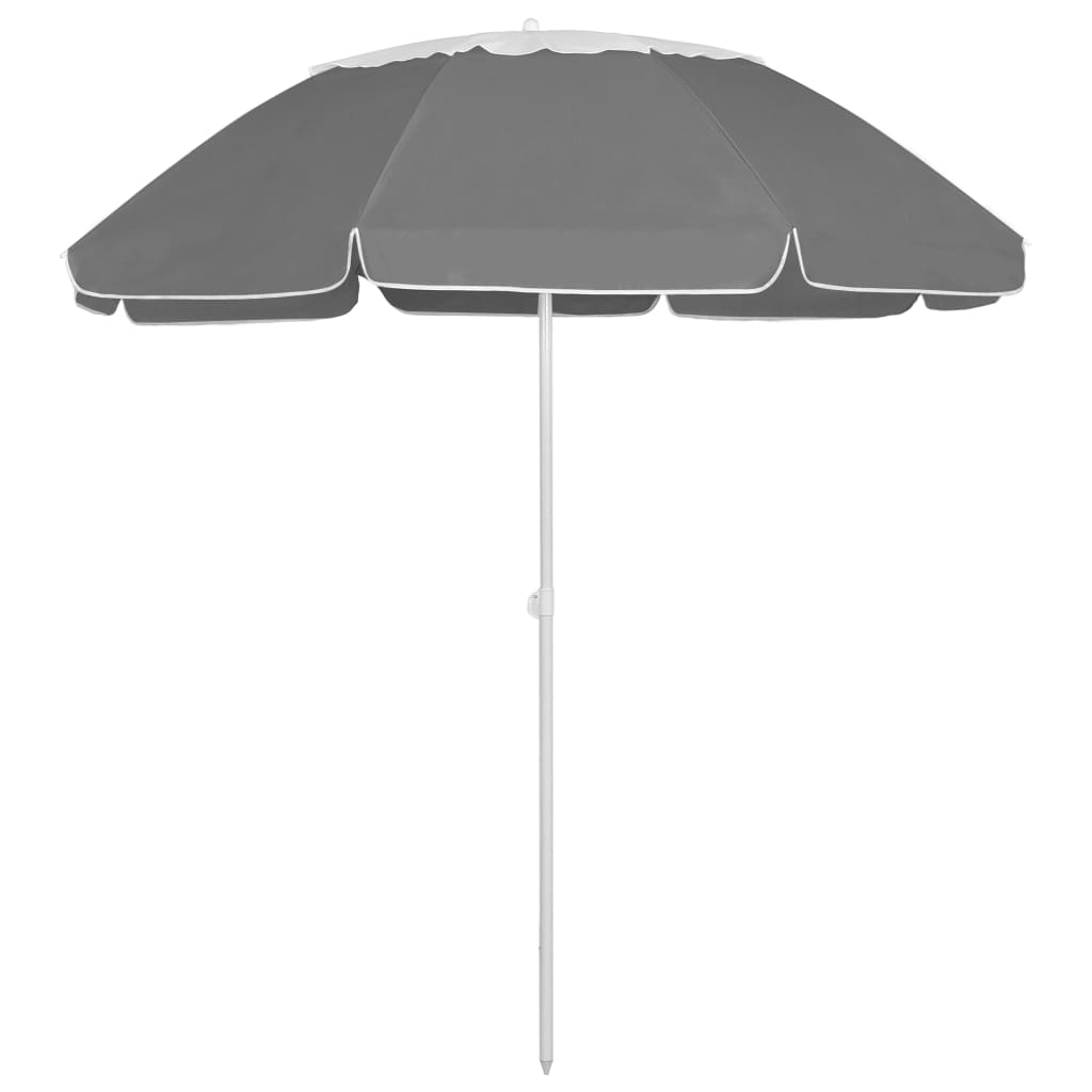 Beach umbrella sand yellow 180x120 cm