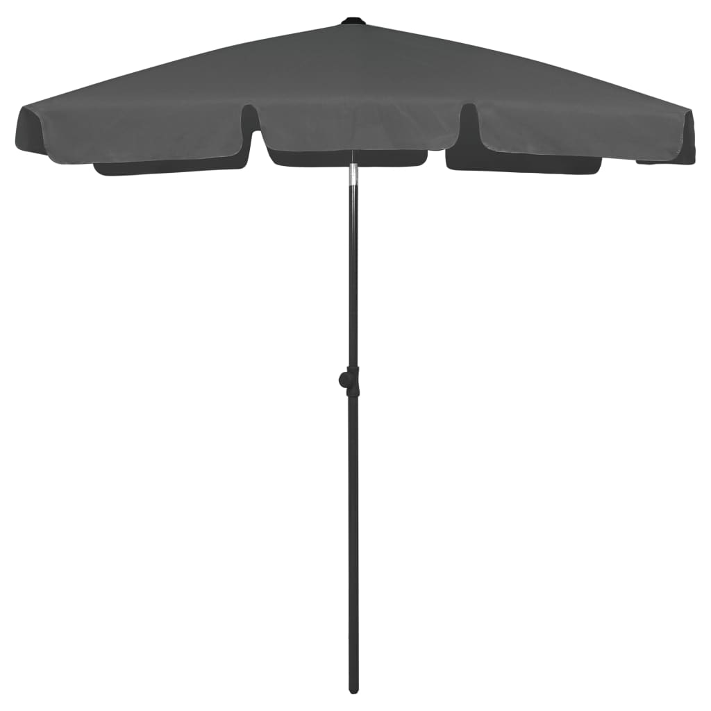 Beach umbrella sand yellow 180x120 cm