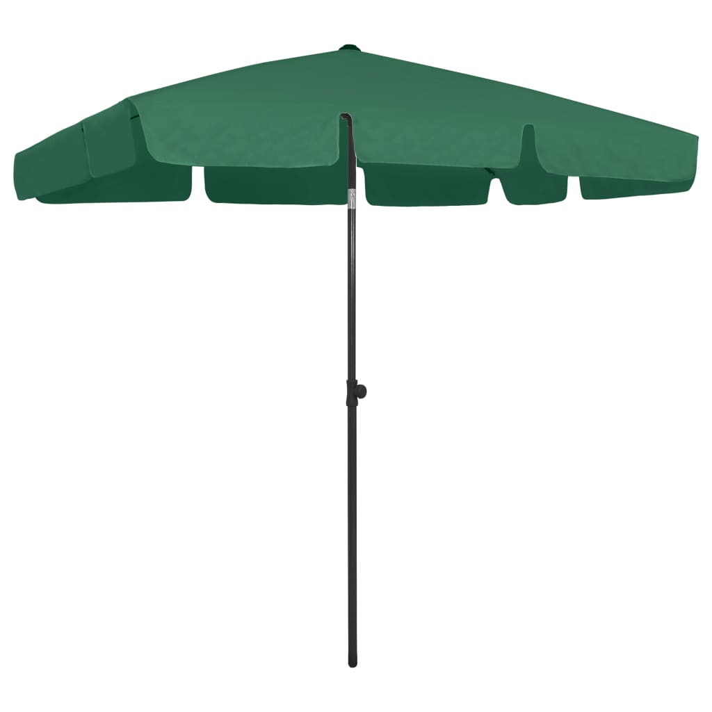 Beach umbrella sand yellow 180x120 cm