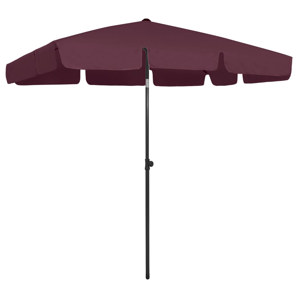 Beach umbrella sand yellow 180x120 cm